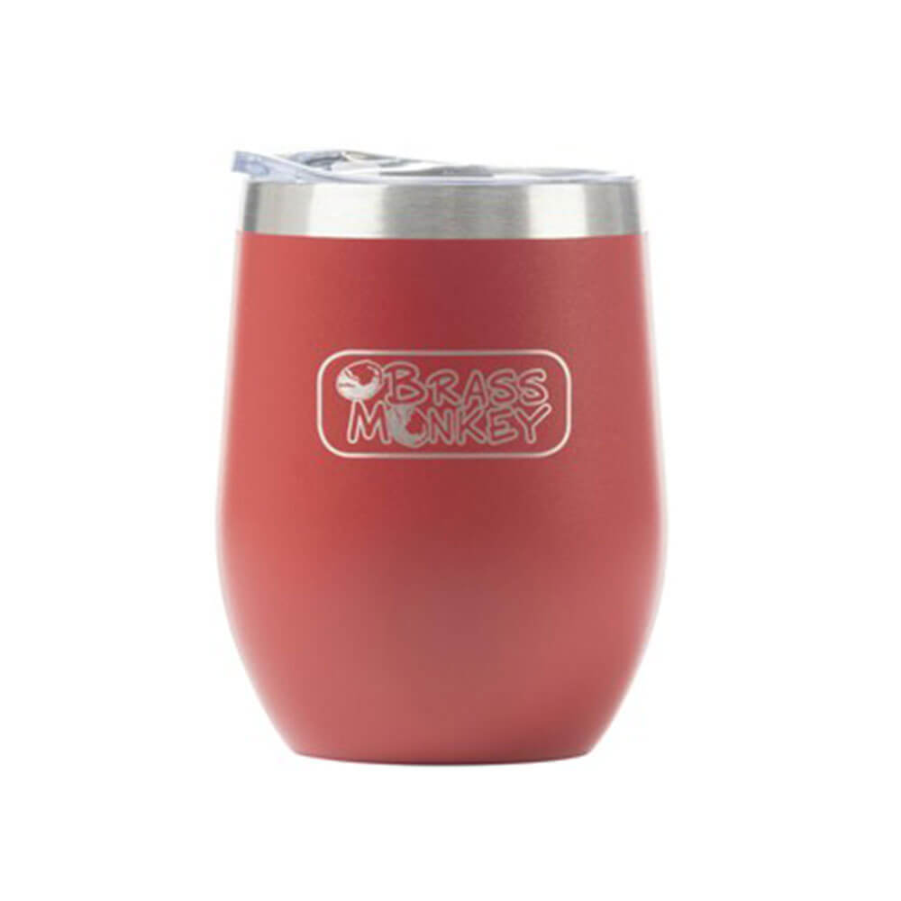 Brass Monkey Stainless Steel Cup with Lid (350mL)