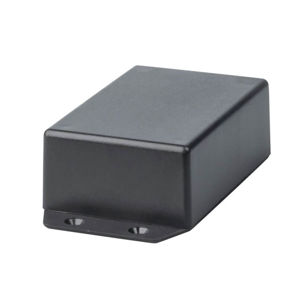 Jiffy Box with Flange Black (83x54x31mm)