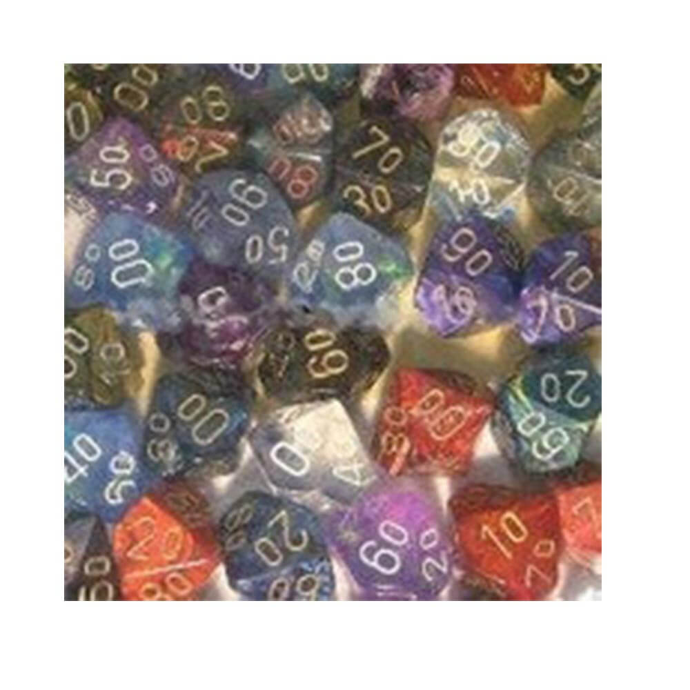 D10 Tens Dice Assorted Loose Poly (50 Dice)