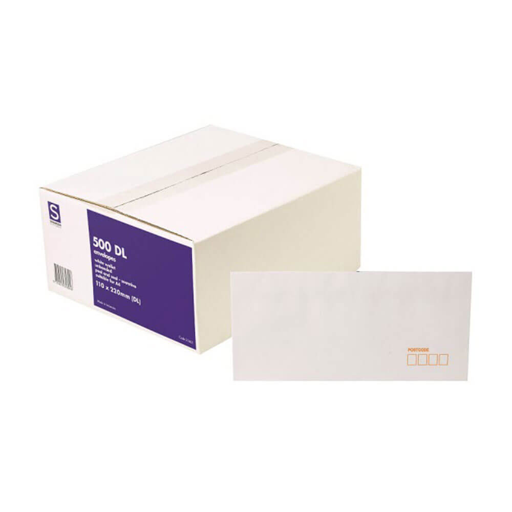 Stat Peel and Seal Envelope DL (500pk)