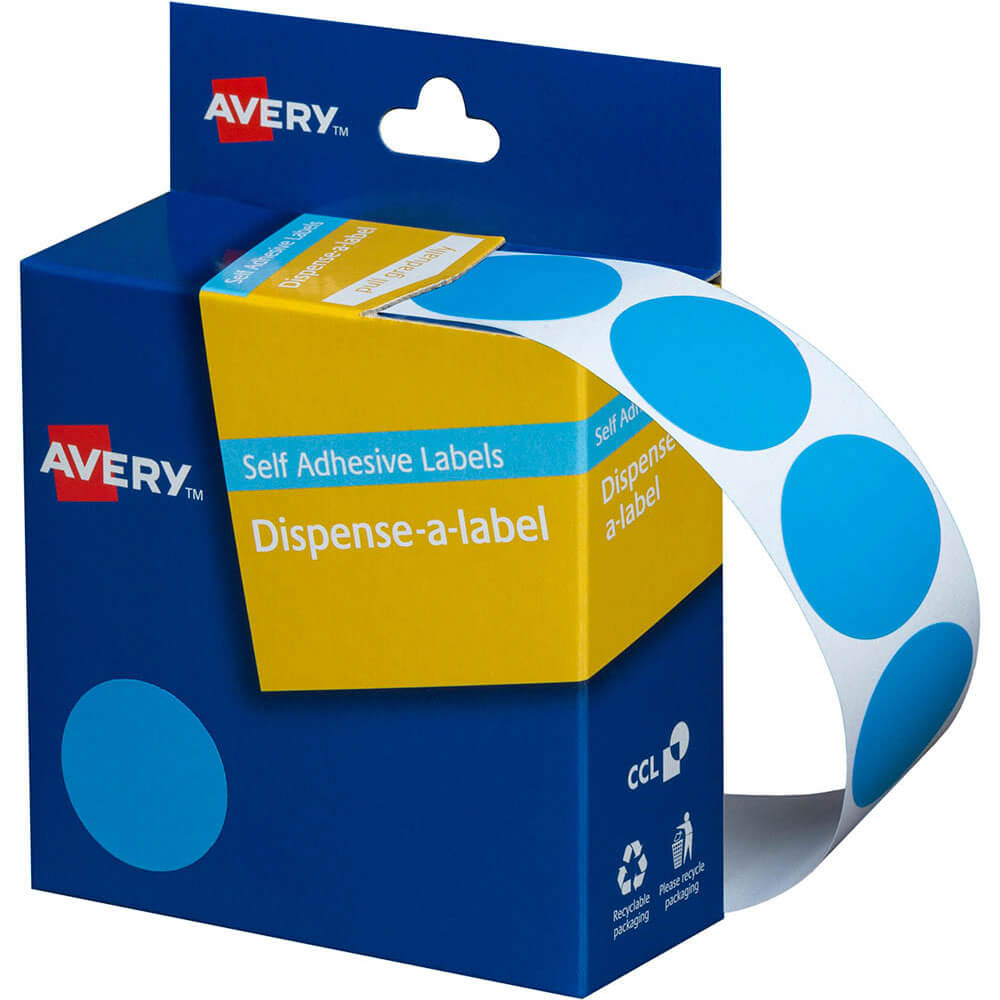 Avery Self-Adhesive Dot Labels 14mm (1050pcs)