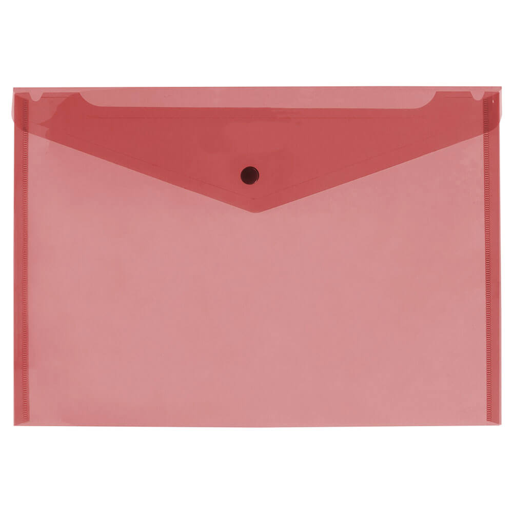 Protext Button Closure Document Wallet (A4)