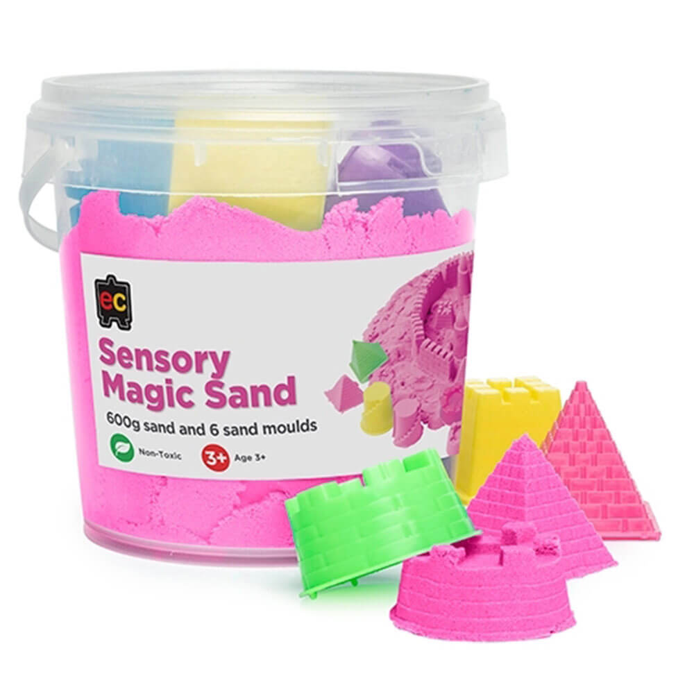 EC Sensory Magic Sand with 6 Moulds 600g