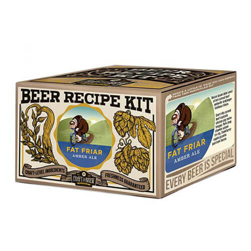 Craft a Brew Fat Friar Amber Ale Brewing Kit